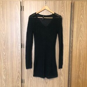 Hot Topic Black Knit Tunic Sweater